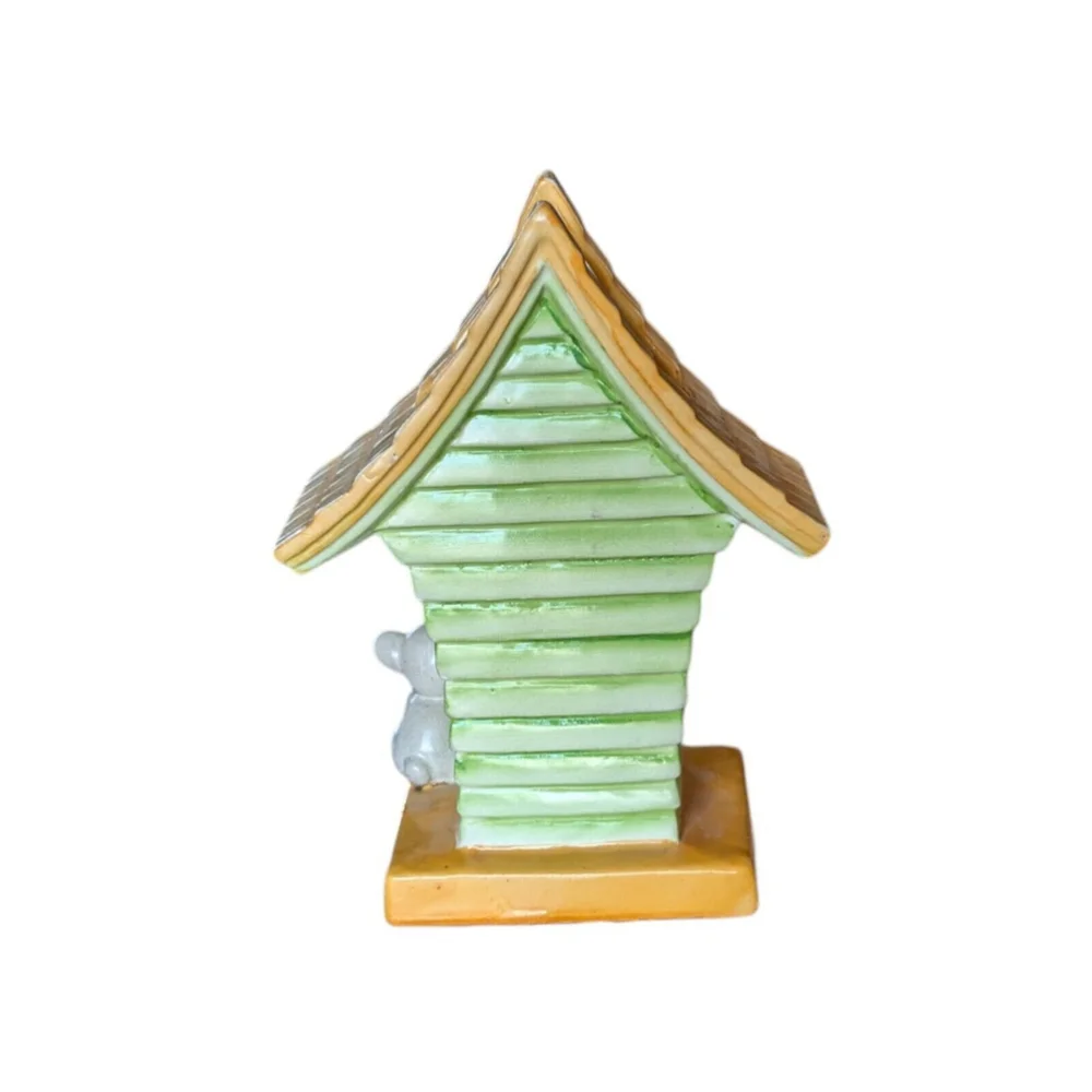 Vintage Bears House Planter / Vase Made in Japan